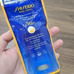 BRAND NEW Shiseido Clear Sunscreen Stick SPF 50+